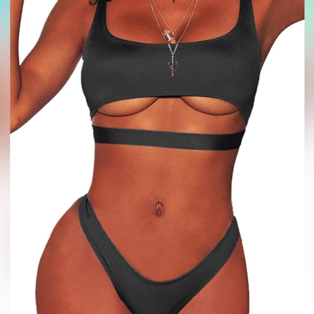 Black bikini NWOT
